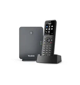 Yealink W77P, SIP Cordless DECT IP Phone System, 1.8" TFT Color Screen, HD Voice, With IP54 Protection, 1 Year Warranty Yealink