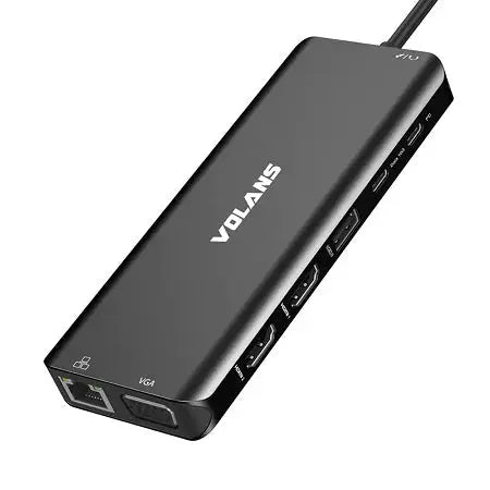 VOL DOC USB-C-ALUM-VL-UCTDMH-S Volans