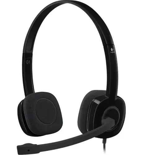 Logitech H151 Stereo Headset – Black Logitech