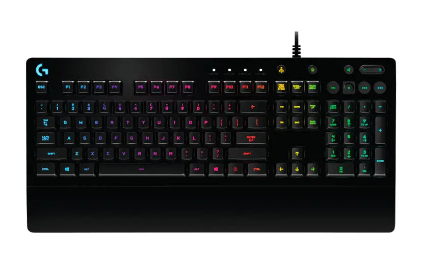 Logitech G213 Prodigy RGB Gaming Keyboard – Backlit, Spill-Resistant Logitech