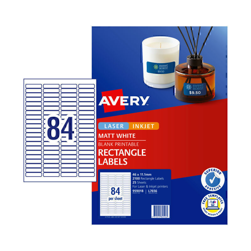 AV LIP MP Lbl L7656 84Up Pk25 | Conford IT
