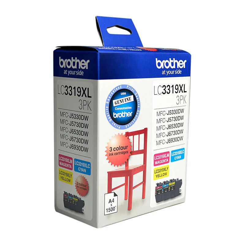 Brother LC3319XL CMY Colour Pk Brother