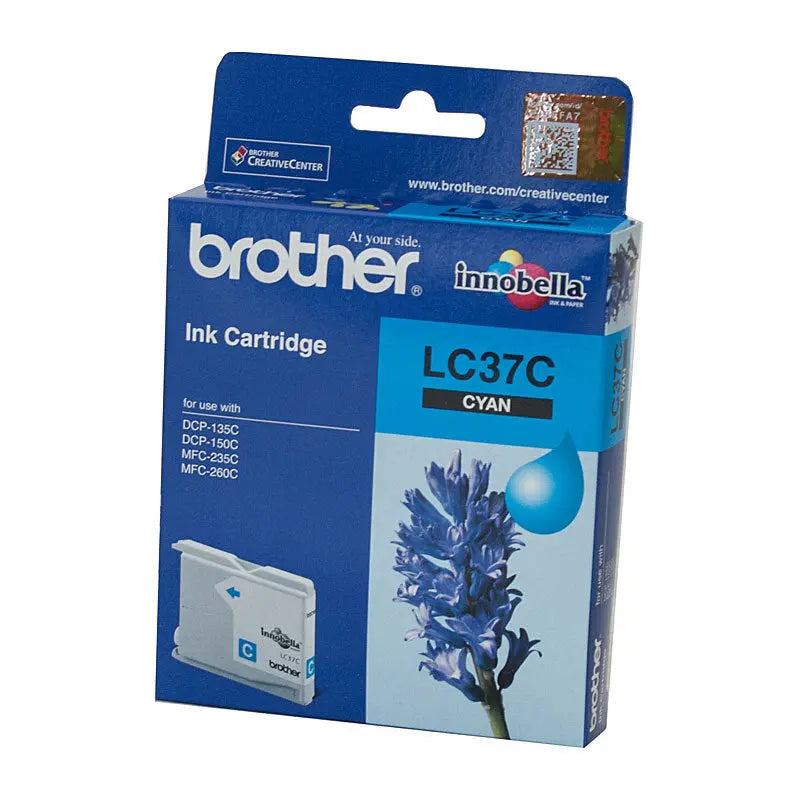 Brother LC37 Cyan Ink Cart Brother