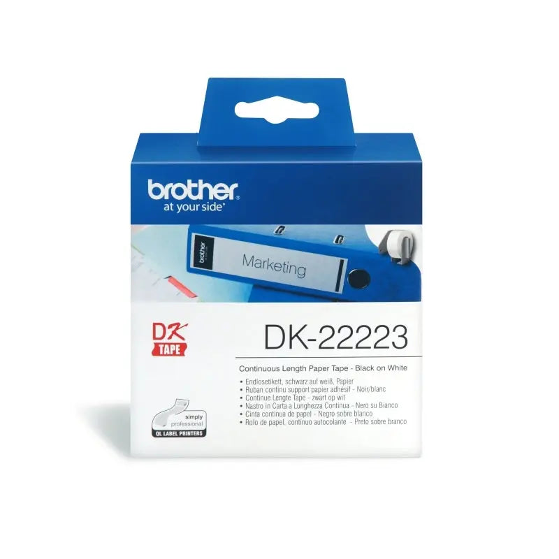 Brother DK22223 White Roll Brother