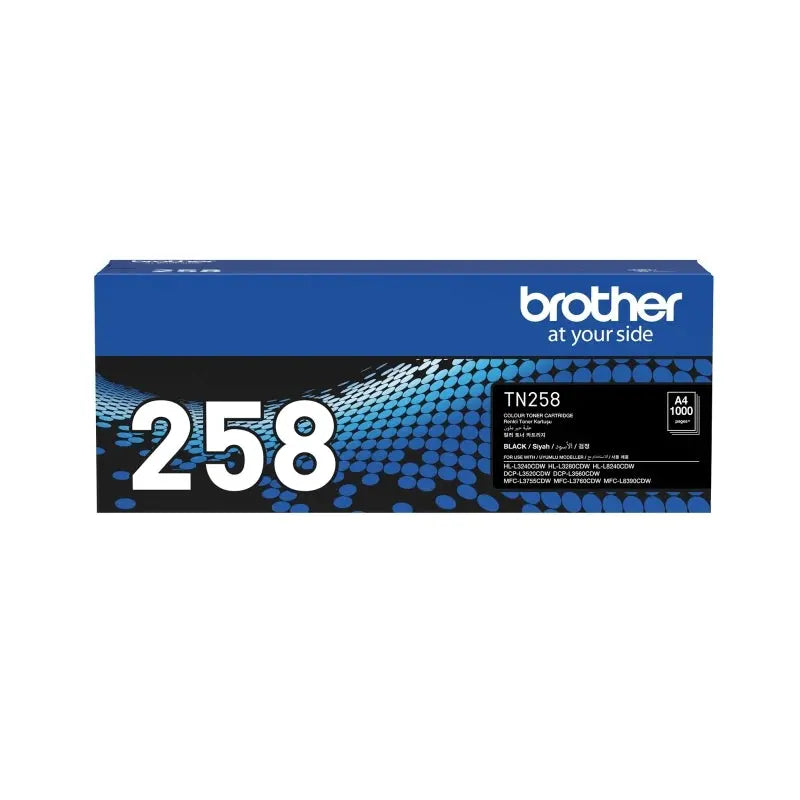 Brother TN258 Bk Toner Cart Brother