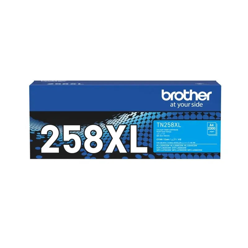 Brother TN258XL Cyan Toner Car Brother