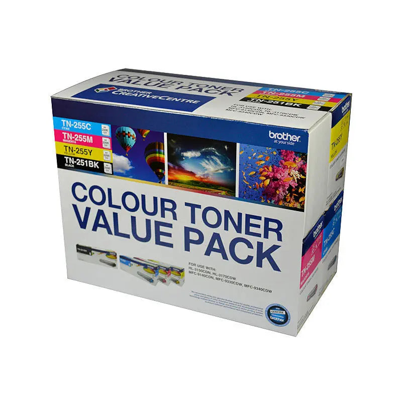 Brother TN25x Clr Value 4 Pack Brother