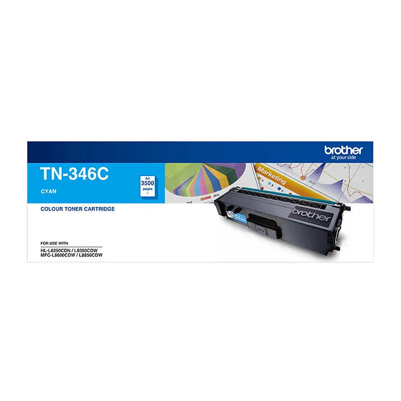 Brother TN346 Cyan Toner Cart Brother