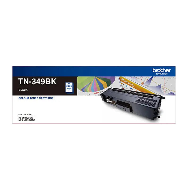 Brother TN349 Black Toner Cart Brother