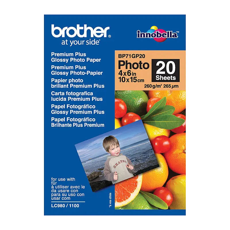 Brother BP71GP20 Glossy Paper Brother