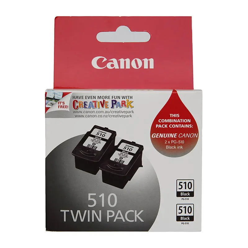 Canon PG510 Blk Ink Twin Pack Canon