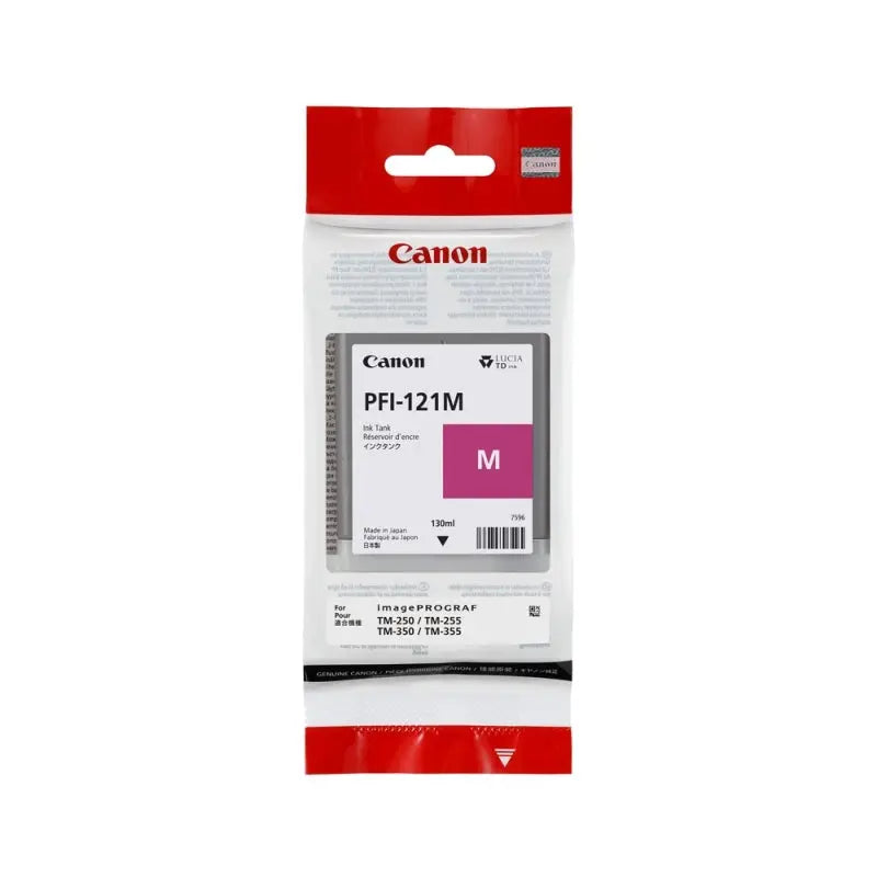 Canon PFI121 Magenta Ink Canon