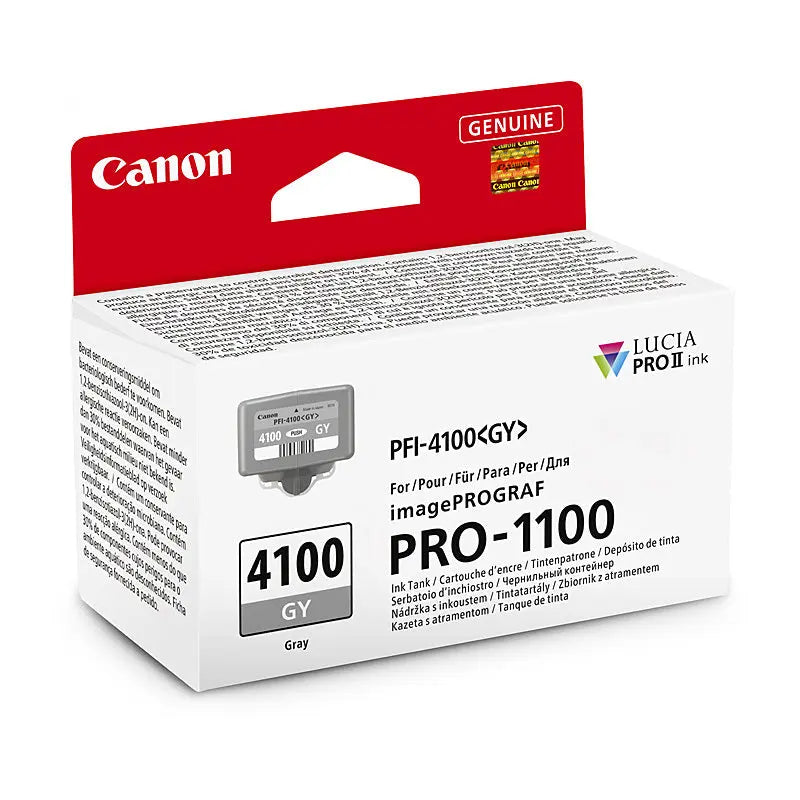Canon PFI4100 Grey Ink Cart Canon