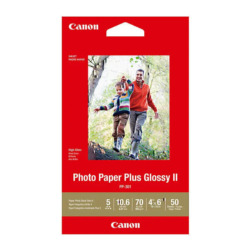 Canon 4x6 Glossy Photo Paper – 50 Sheets (CPP30150) Canon