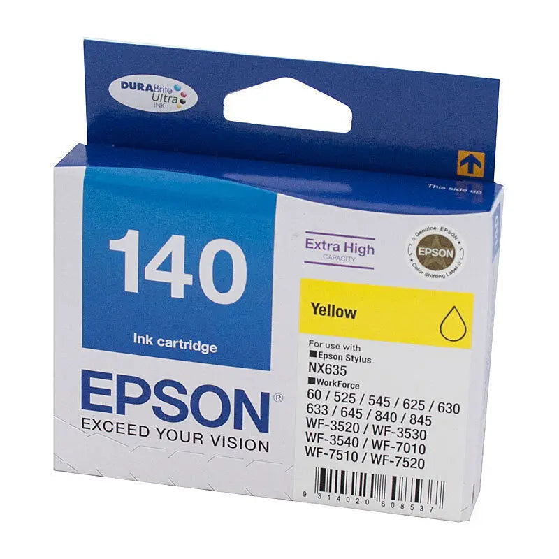 Epson 140 Yellow Ink Cartridge Epson