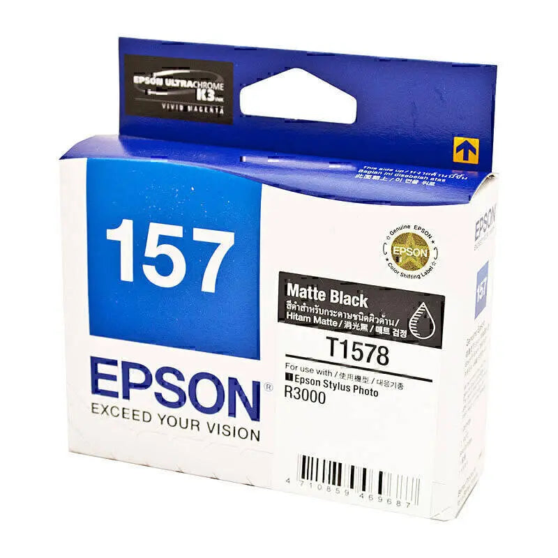 Epson 1578 Matte Black Ink Cartridge Epson