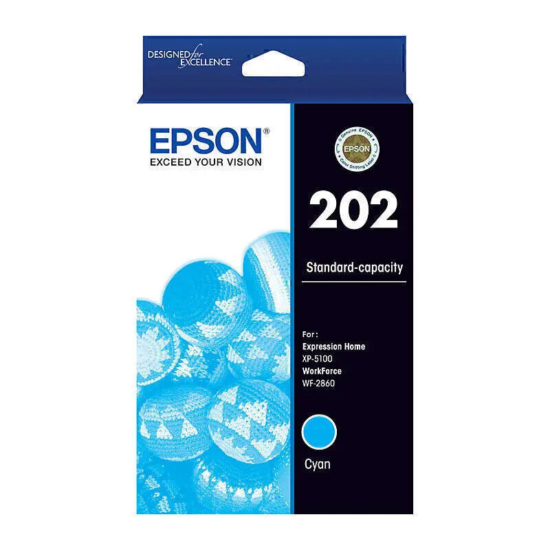 Epson 202 Cyan Ink Cartridge Epson