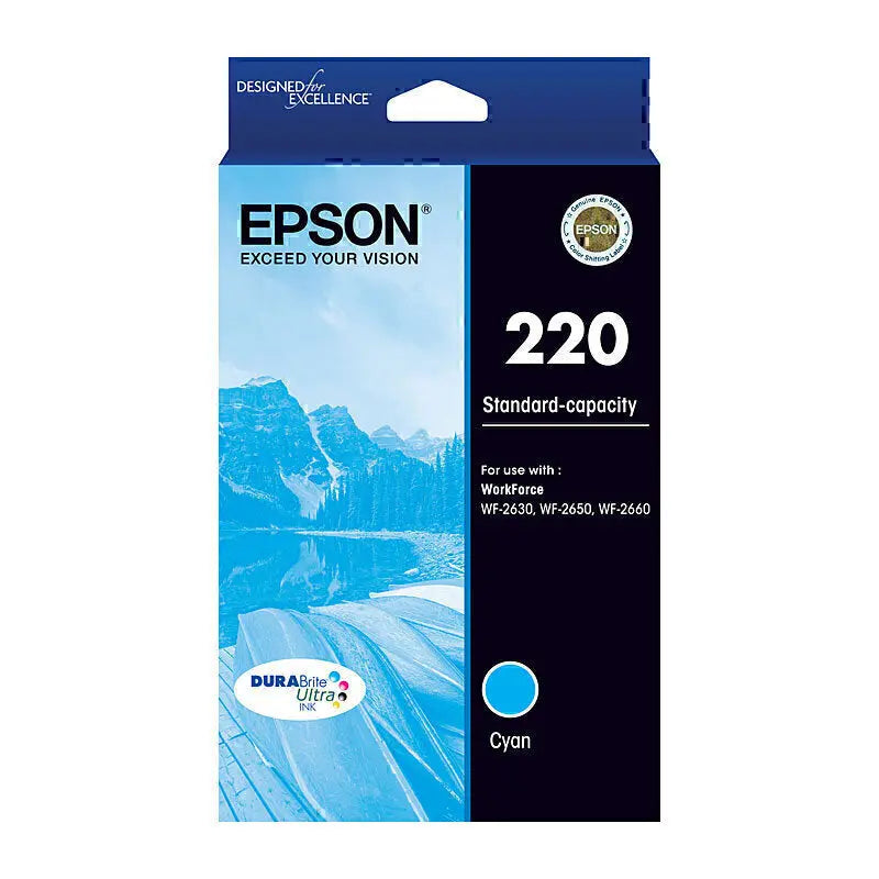 Epson 220 Cyan Ink Cartridge Epson