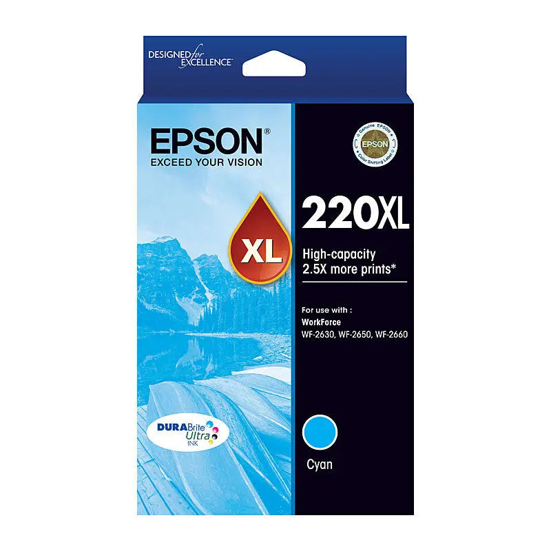 Epson 220XL Cyan Ink Cartridge Epson