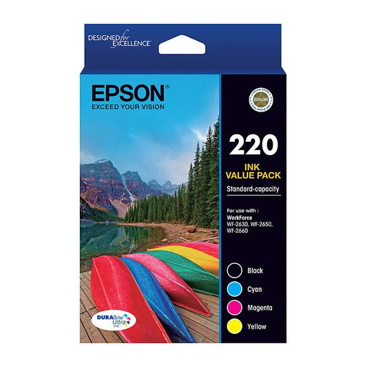 Epson 220 4 Ink Value Pack Epson