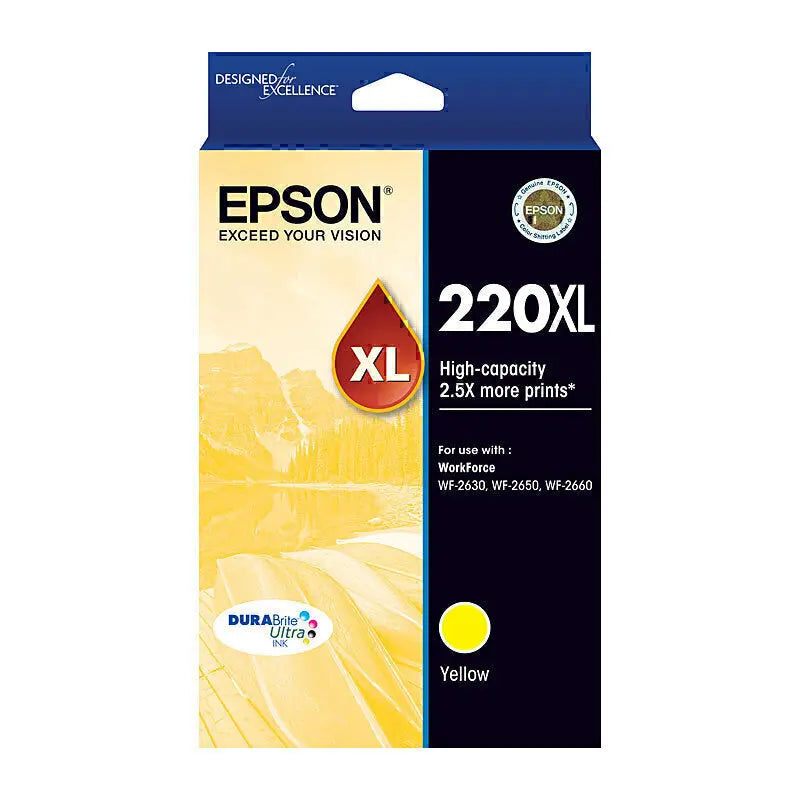 Epson 220XL Yellow Ink Cartridge Epson