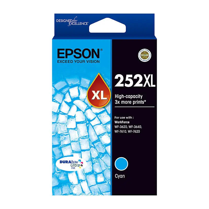 Epson 252XL Cyan Ink Cartridge Epson