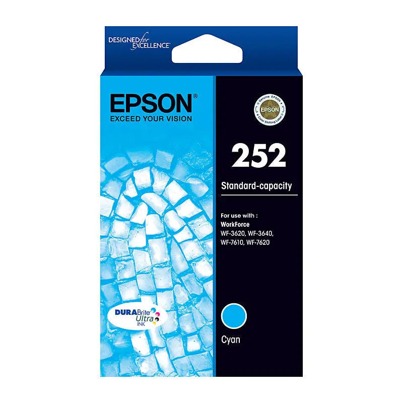 Epson 252 Cyan Ink Cartridge Epson