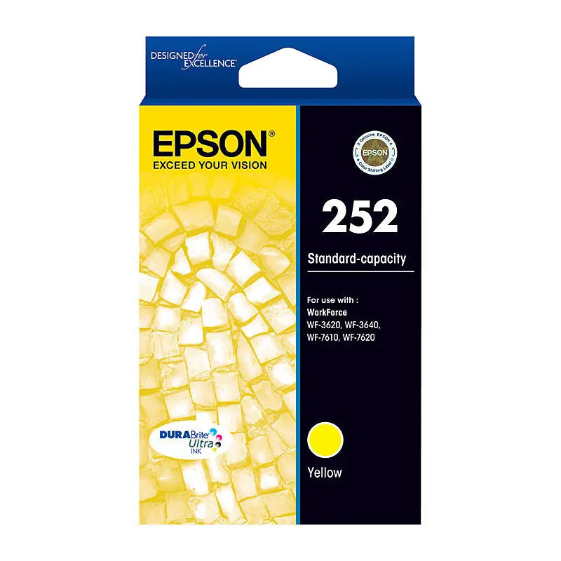 Epson 252 Yellow Ink Cartridge Epson