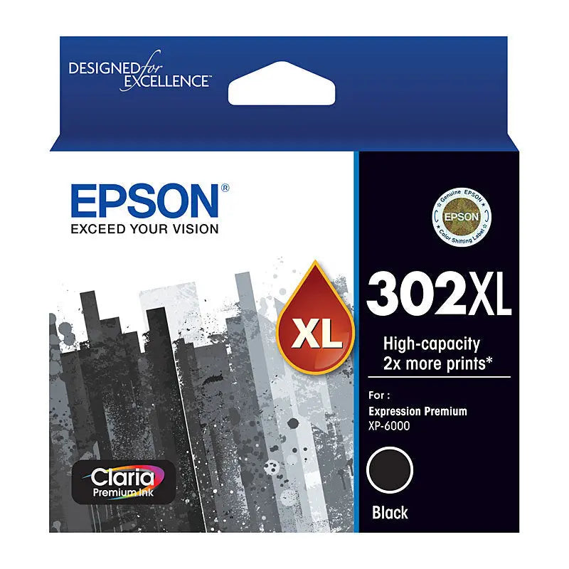 Epson 302XL Black Ink Cartridge Epson