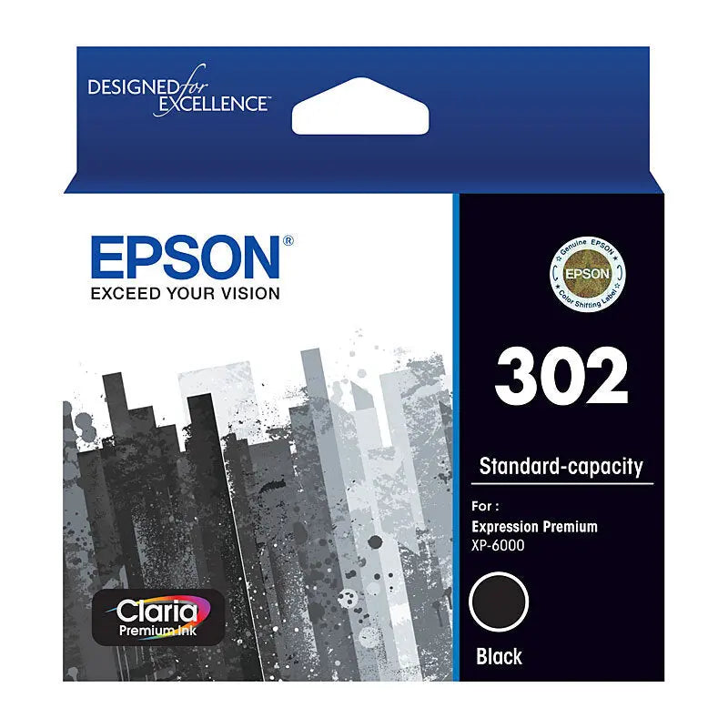 Epson 302 Black Ink Cartridge Epson