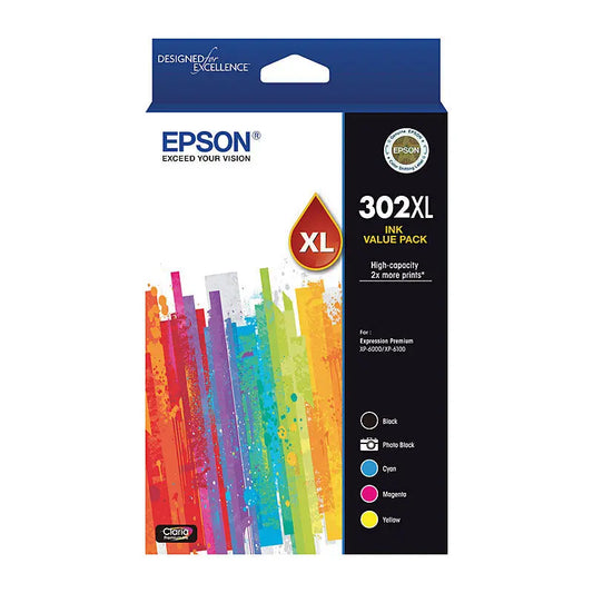 Epson 302XL 5-Ink Value Pack Epson