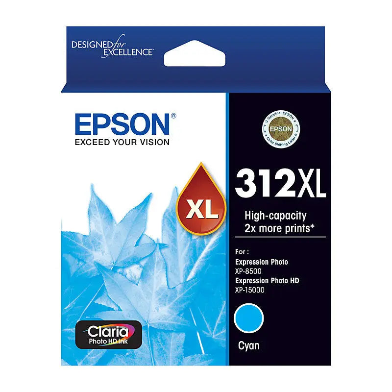 Epson 312XL Cyan Ink Cartridge Epson