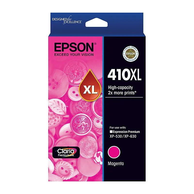 Epson 410XL Magenta Ink Cartridge Epson
