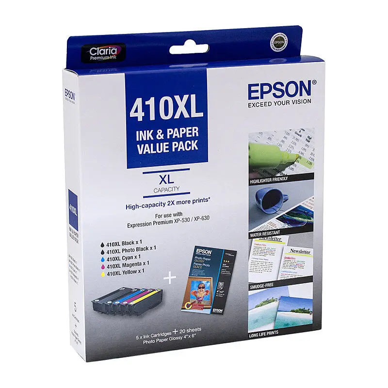 Epson 410XL 5-Ink Value Pack Epson