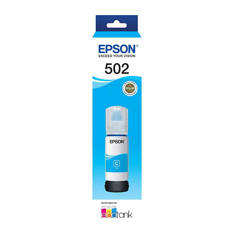 Epson T502 Cyan EcoTank Bottle Epson