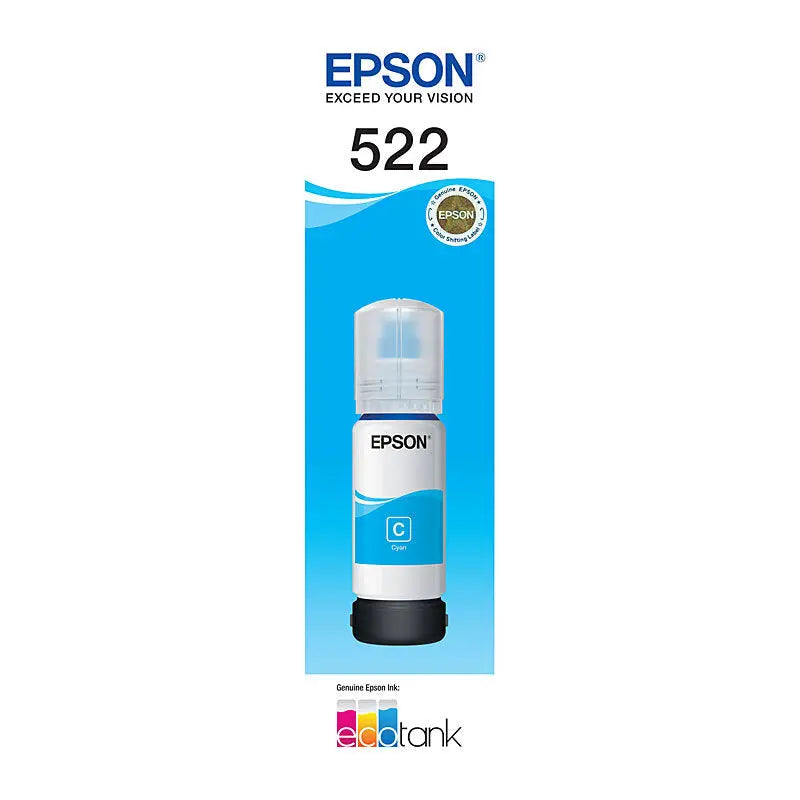 Epson T522 Cyan EcoTank Bottle Epson