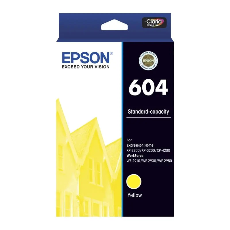 Epson 604 Yellow Ink Cartridge Epson