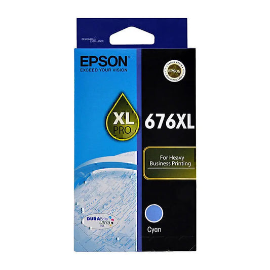 Epson 676XL Cyan Ink Cartridge Epson