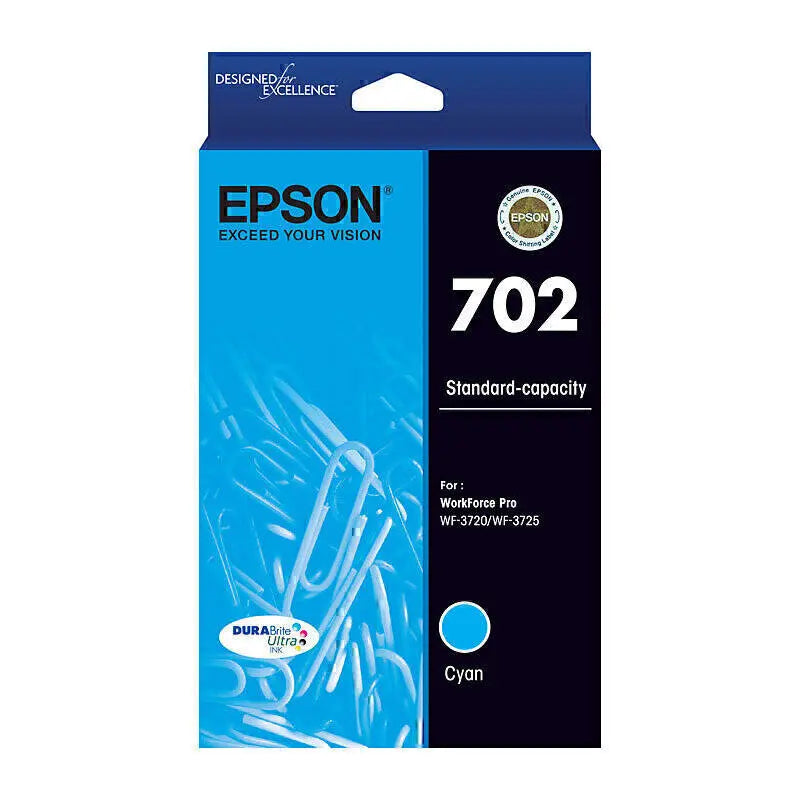 Epson 702 Cyan Ink Cart | Conford IT