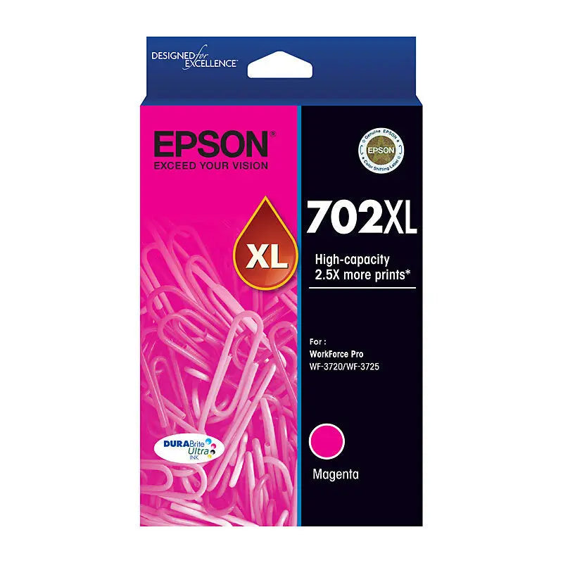 Epson 702XL Magenta Ink Cartridge Epson