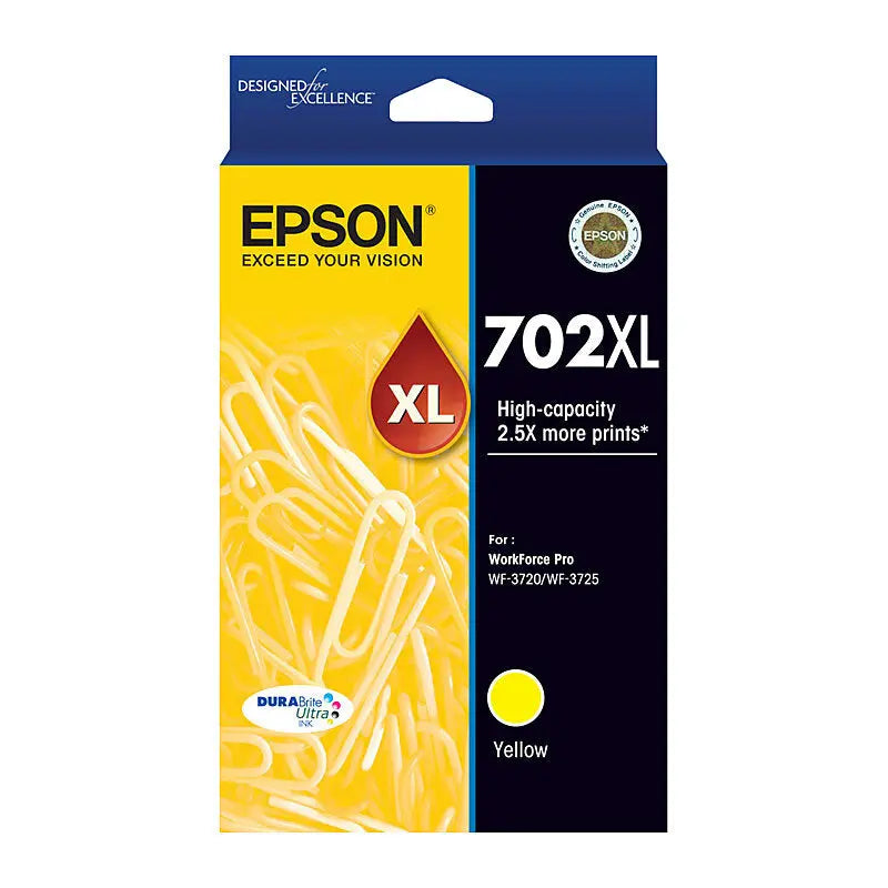 Epson 702XL Yellow Ink Cartridge Epson