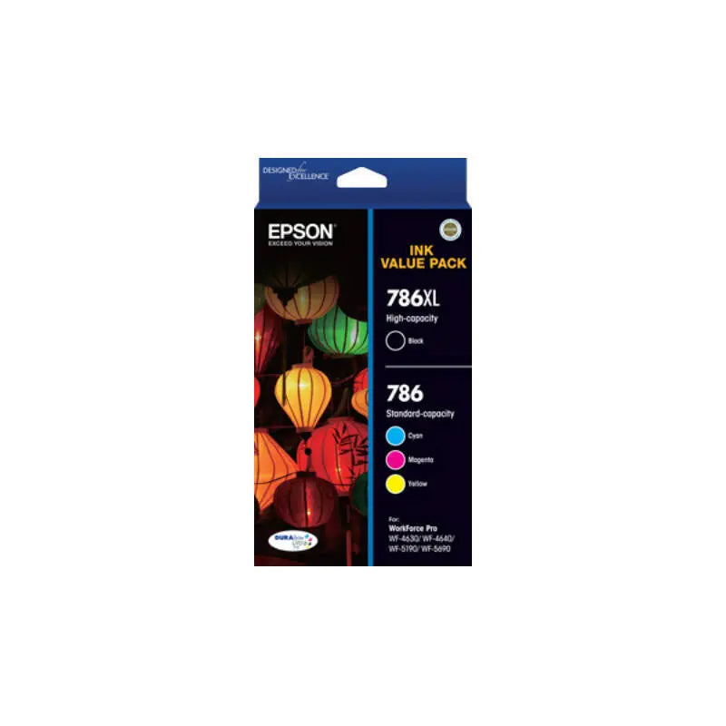 Epson 786 3-Color Ink Value Pack (Cyan, Magenta, Yellow) Epson
