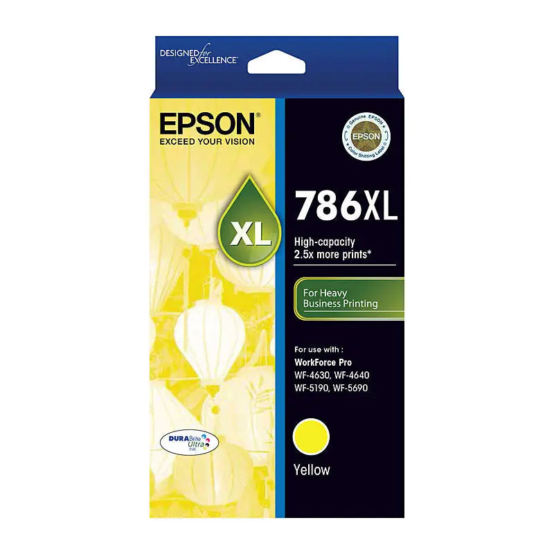 Epson 786XL Yellow Ink Cartridge Epson