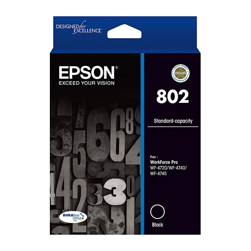 Epson 802 Black Ink Cart Epson