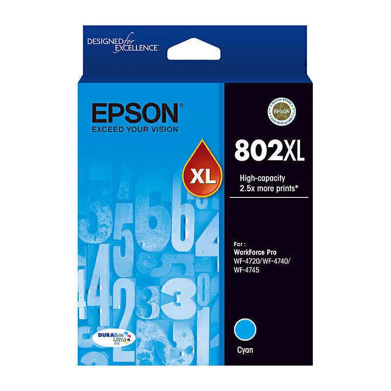 Epson 802XL Cyan Ink Cart | Conford IT
