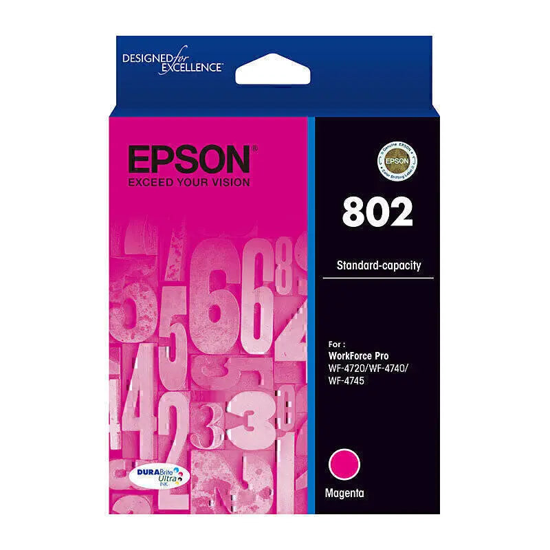 Epson 802 Magenta Ink Cartridge Epson