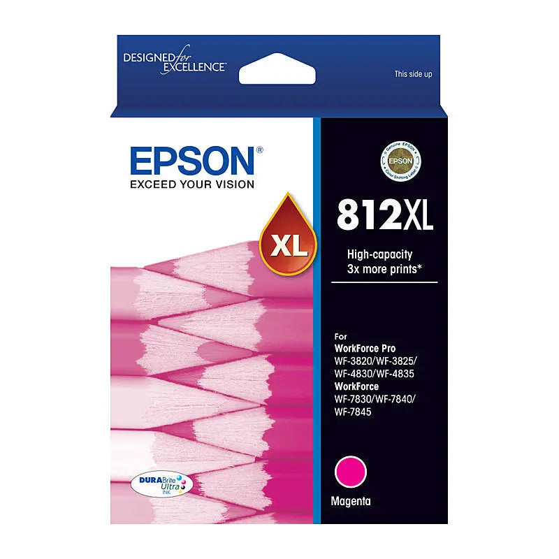 Epson 812XL Magenta Ink Cartridge Epson