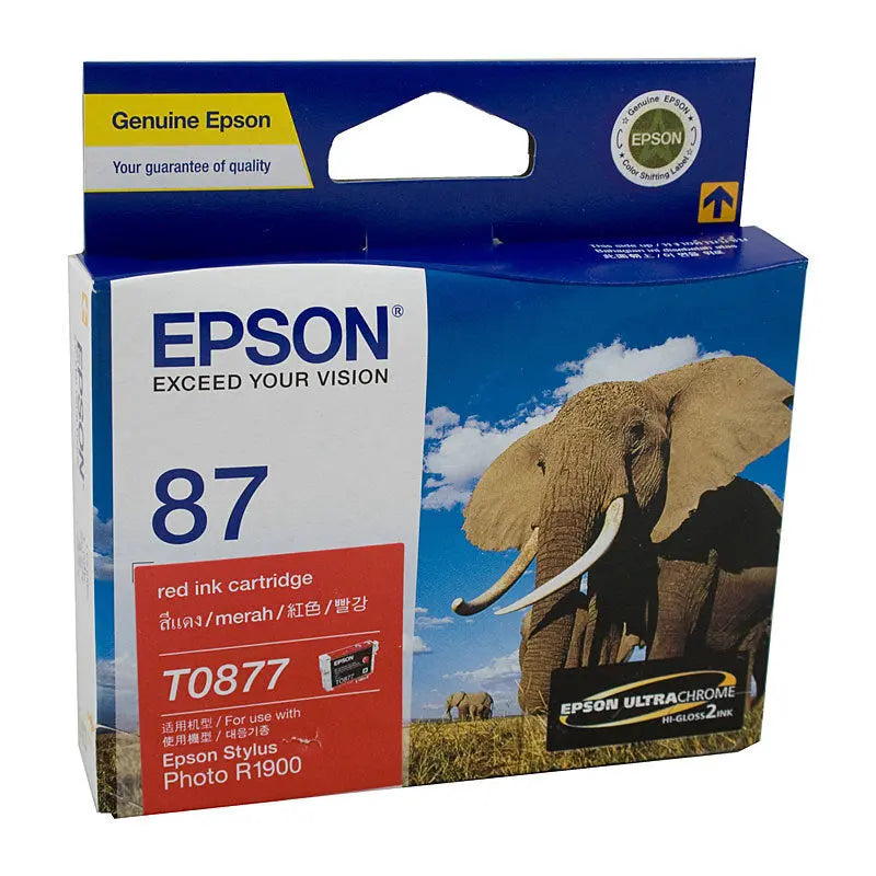 Epson T0877 Red Ink Cartridge Epson