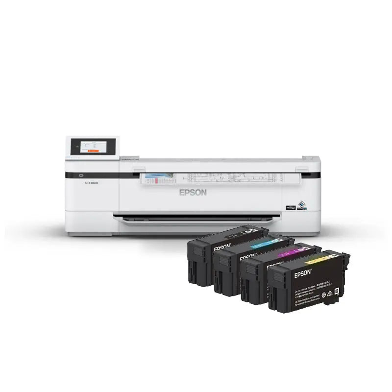 Epson SureColor T3160M Large Format Printer with E40S CMYK Inks Epson
