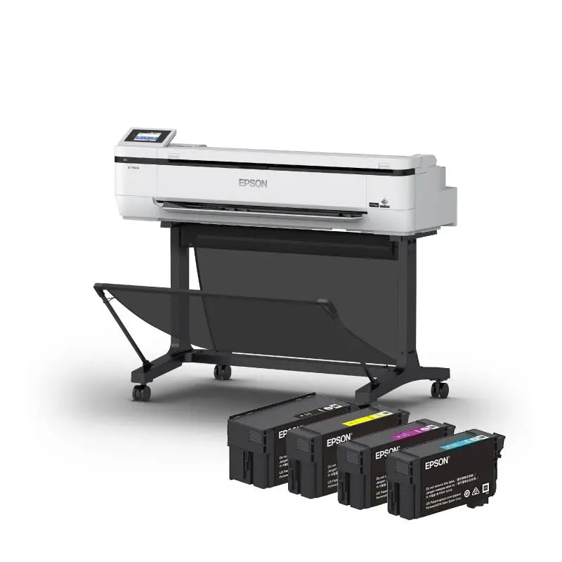 Epson SureColor T5160M LFP with E40S Black, Cyan, Magenta & Yellow Inks Epson